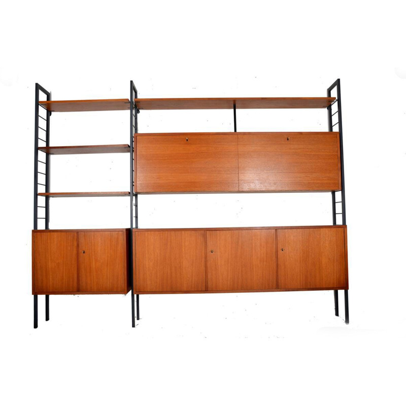 Vintage modular shelves system Scandinavian 1960s