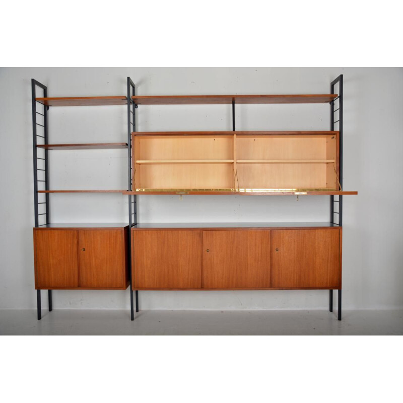 Vintage modular shelves system Scandinavian 1960s