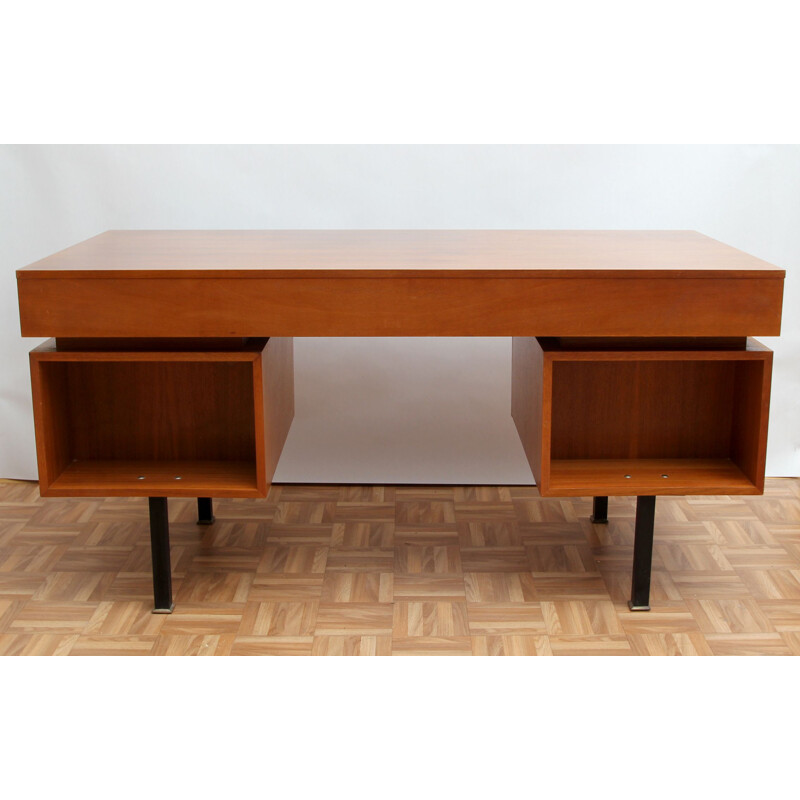 Vintage desk in walnut Germany 1960s