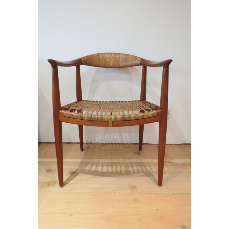 Vintage chair in teak JH 501 by Hans J Wegner for Johannes Hansen 1950