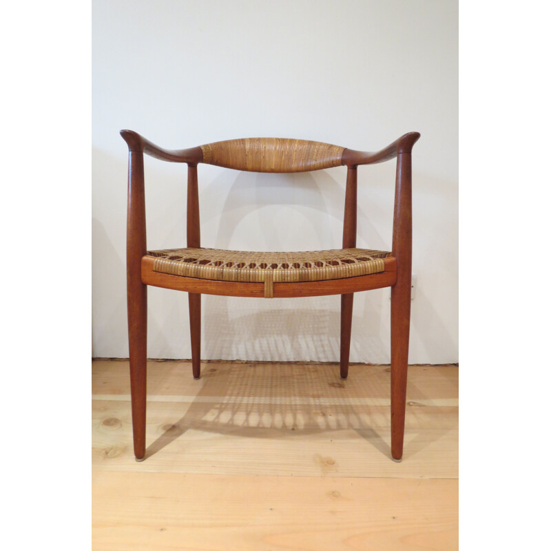 Vintage chair in teak JH 501 by Hans J Wegner for Johannes Hansen 1950