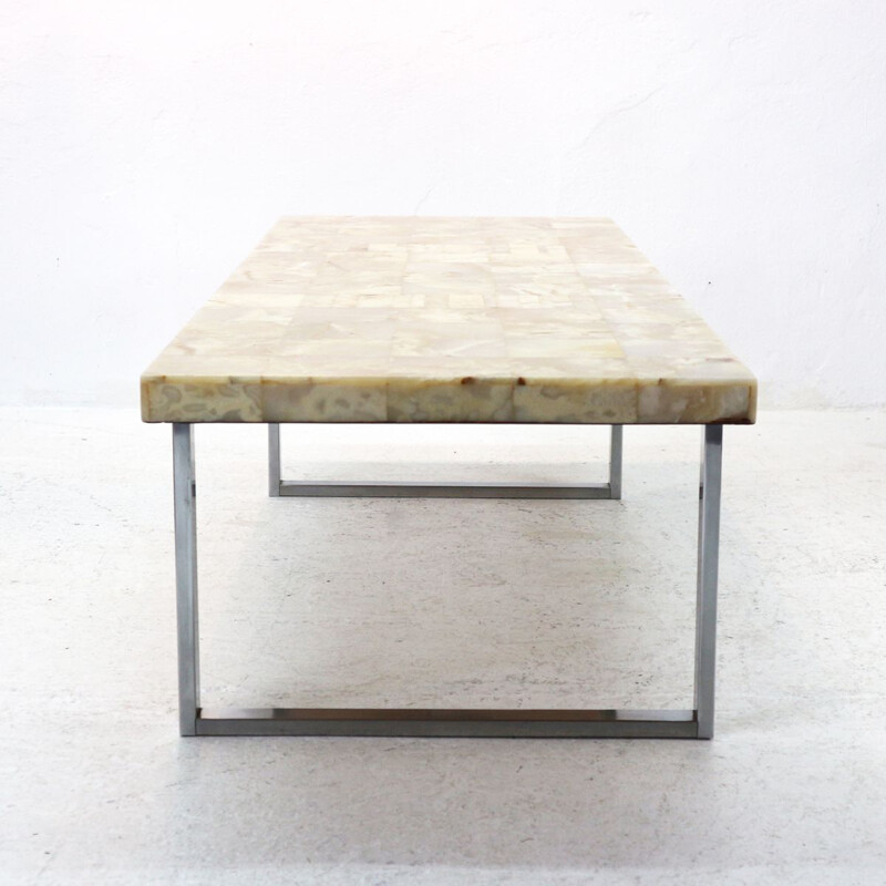 Vintage coffee table in marble 1970s