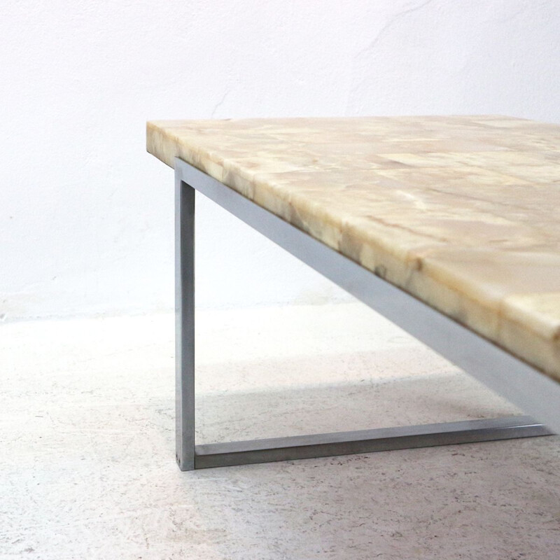 Vintage coffee table in marble 1970s