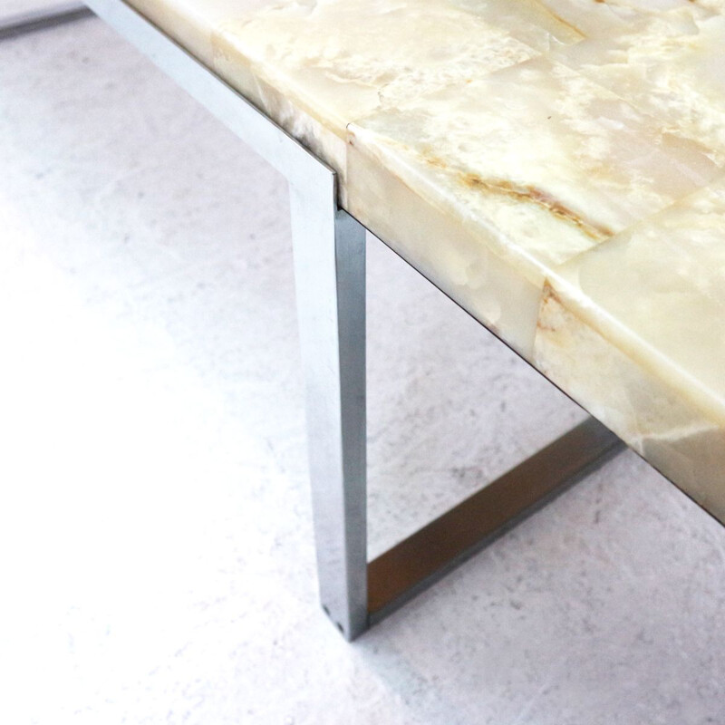 Vintage coffee table in marble 1970s