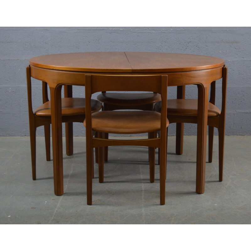 Vintage dinning table and chairs by Nathan 1960
