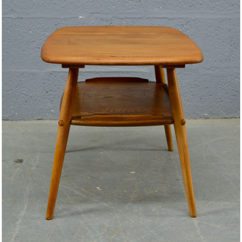 Vintage elm and beech coffee table by Ercol