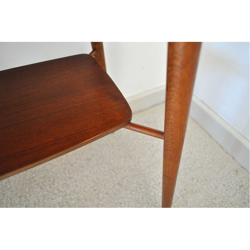 Vintage danish side table in teakwood 1960