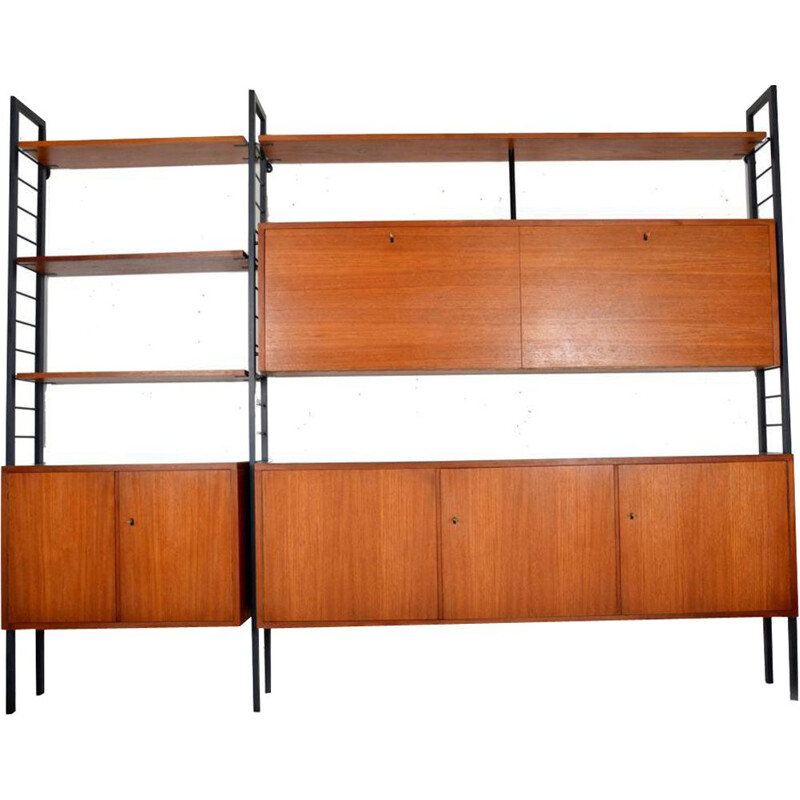 Vintage modular shelves system Scandinavian 1960s