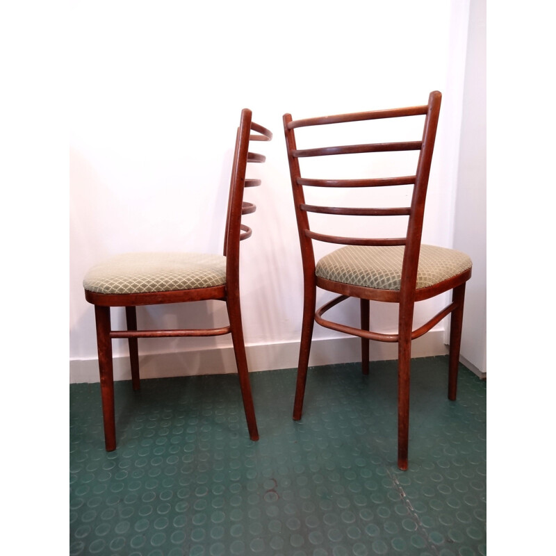 Paires de chaises à repas vintage scandinave,1960