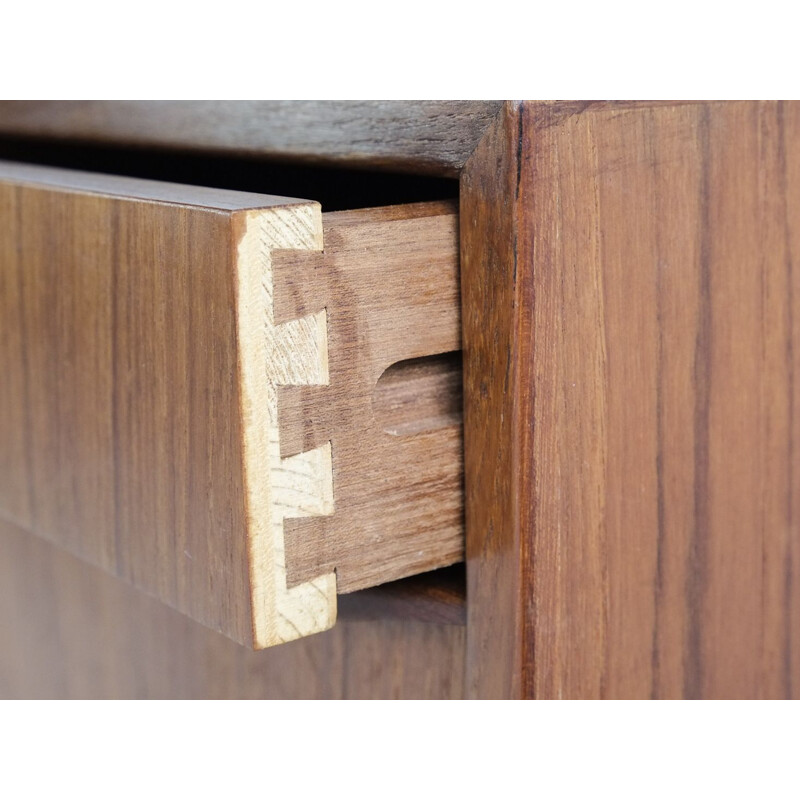 Vintage Danish chest of drawers in teak,1960