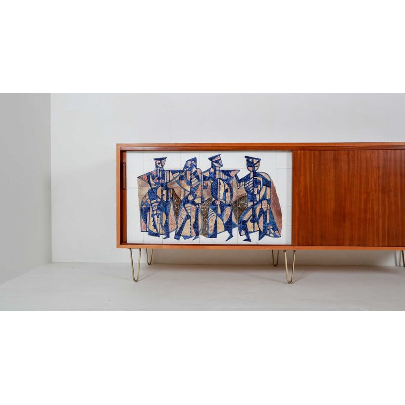 Vintage sideboard by Alfred Hendrickx for Belform,1960