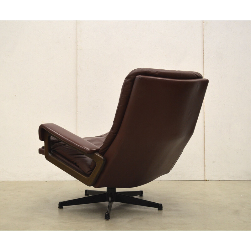 Vintage "King" lounge Chair by André Vandenbeuck for Strässle,1970