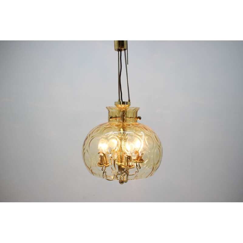 Vintage Czechoslovakia pendant light from the 40s