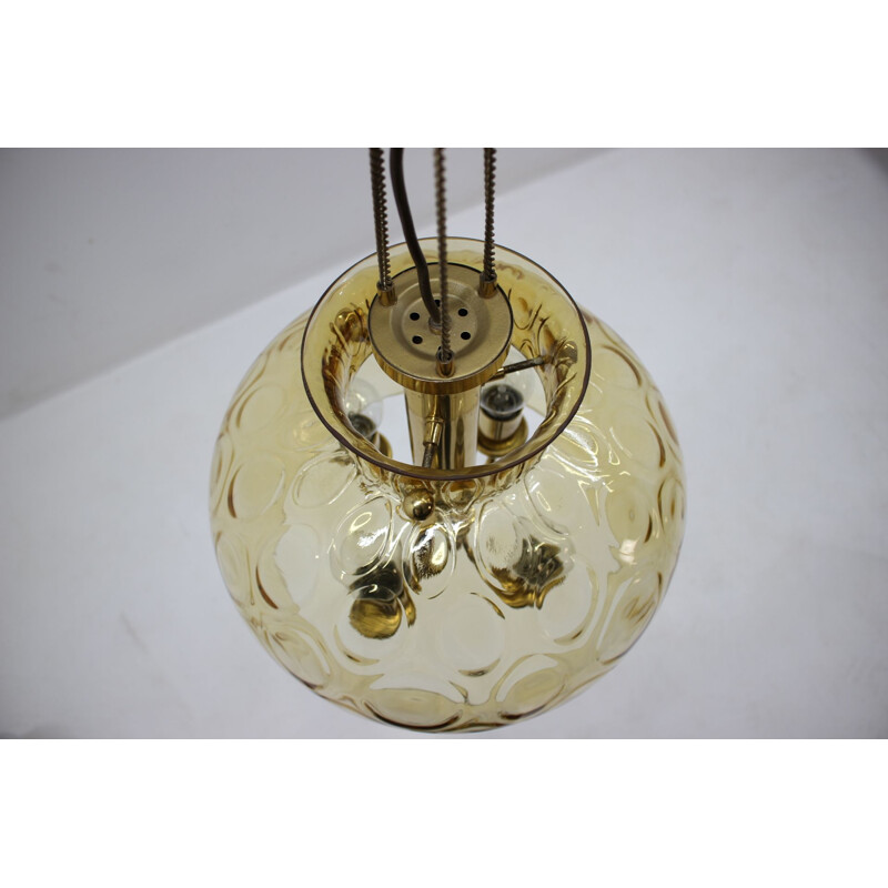 Vintage Czechoslovakia pendant light from the 40s