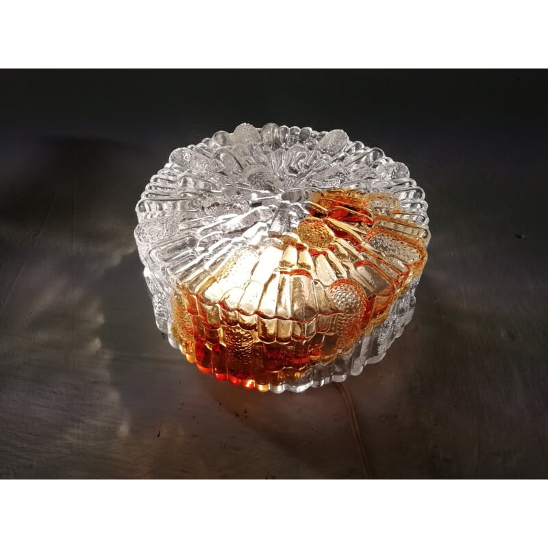 Vintage murano glass ceiling lamp 1970