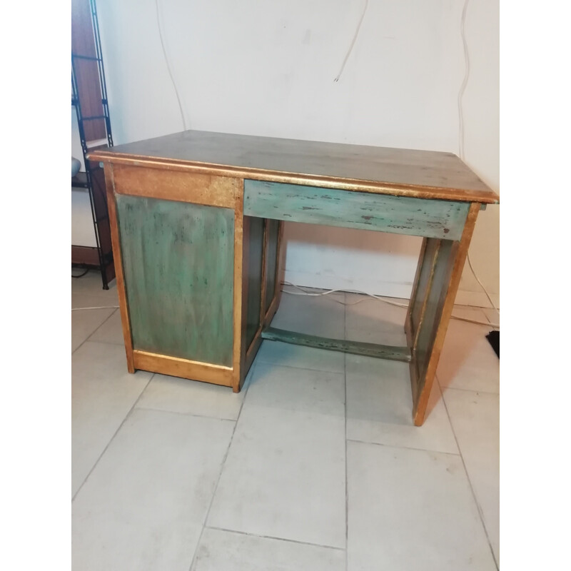 Vintage desk in wood 1950