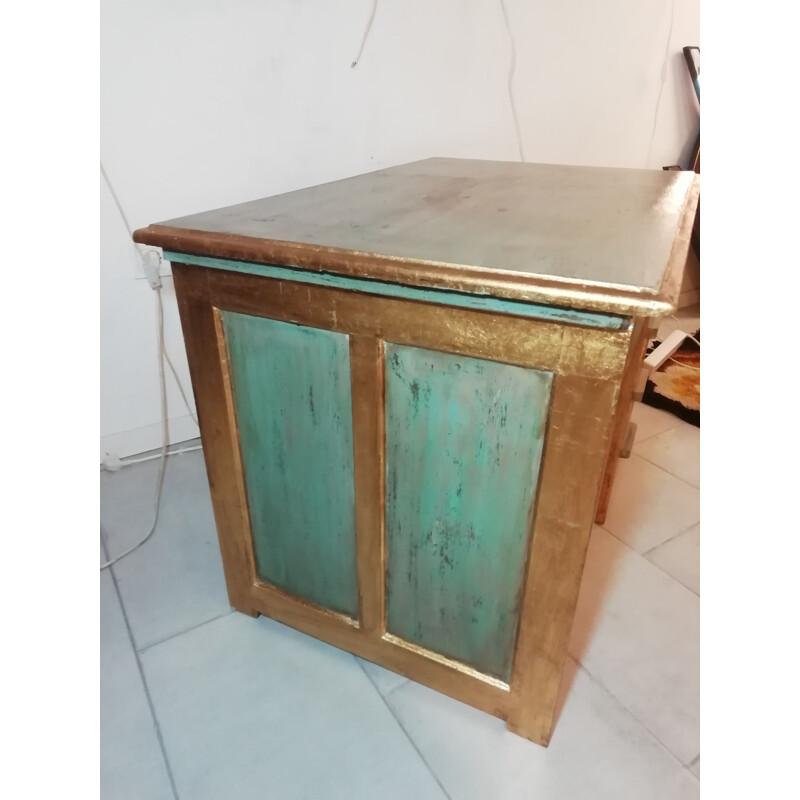 Vintage desk in wood 1950