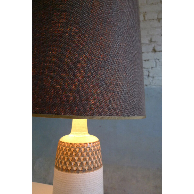 Vintage stoneware lamp for Soholm Stentoj 1960