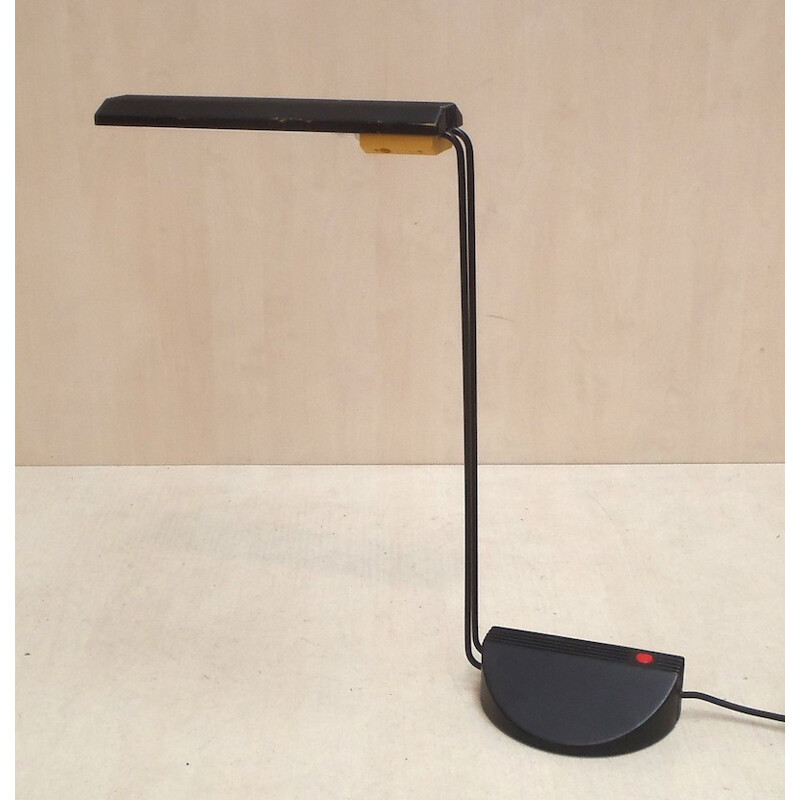 Vintage desk lamp in cast aluminum by Barbieri and Marianelli, 1980