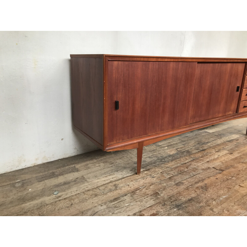 Enfilade vintage scandinave en teck 1950