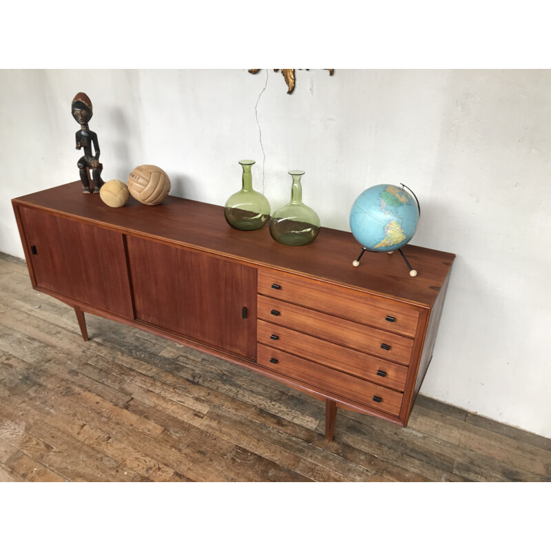 Vintage Scandinavian teak sideboard 1950