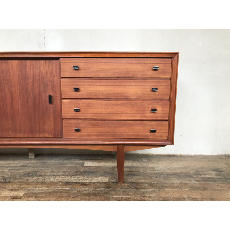 Vintage Scandinavian teak sideboard 1950