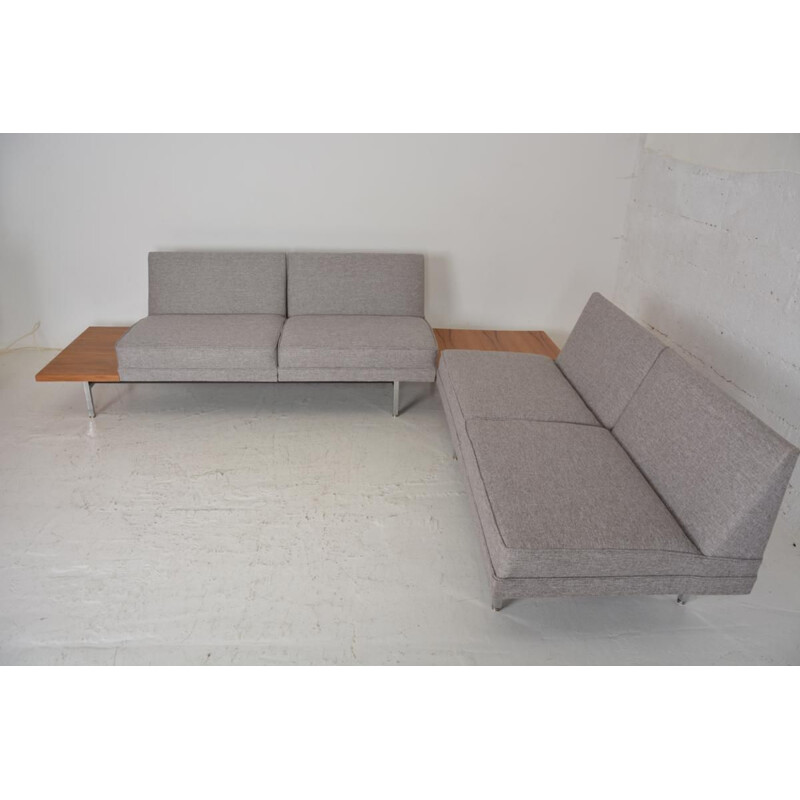 Set of 2  vintage adjustable sofas by George Nelson for Herman Miller