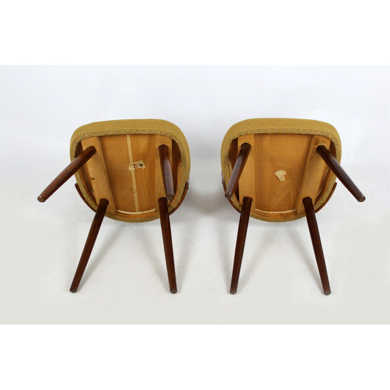 Set of 4 vintage dining chairs by Oswald Haerdtl for Tatra, 1960s