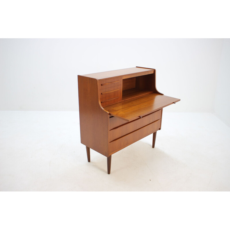 Vintage writing desk in teak Danish 1960s