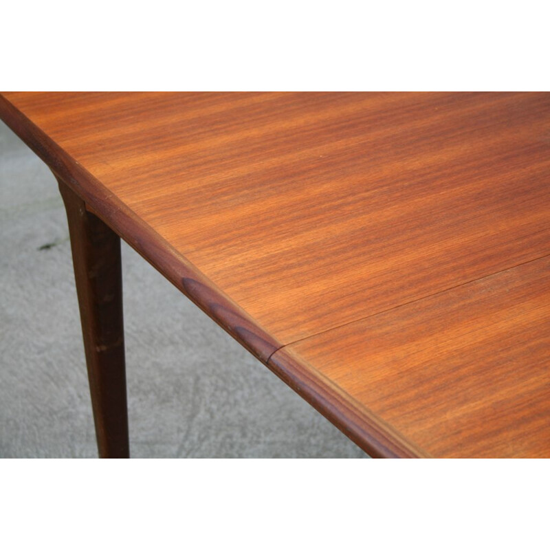 Vintage dining table extendable in teak Scandinavian 1960s