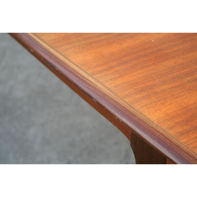 Vintage dining table extendable in teak Scandinavian 1960s