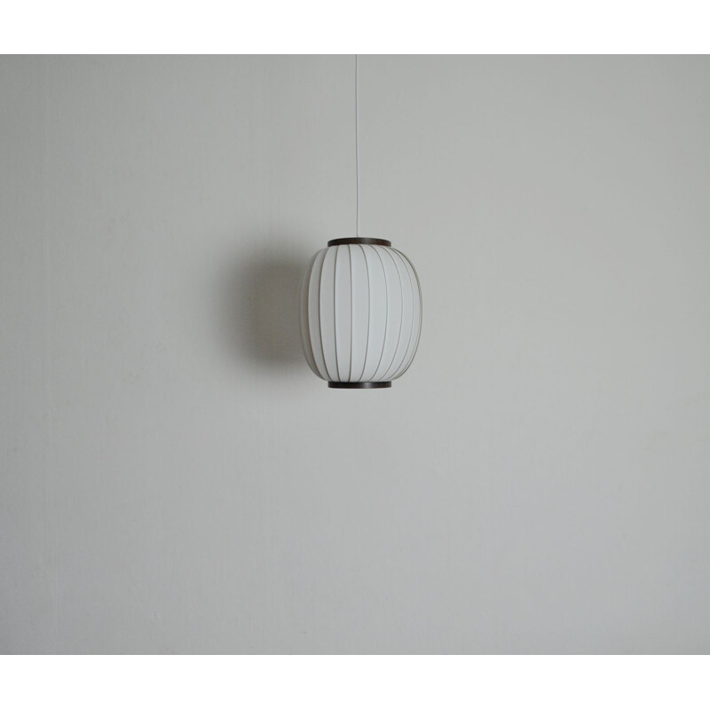 Vintage pendant for Hoyrup Light in white plastic 1970