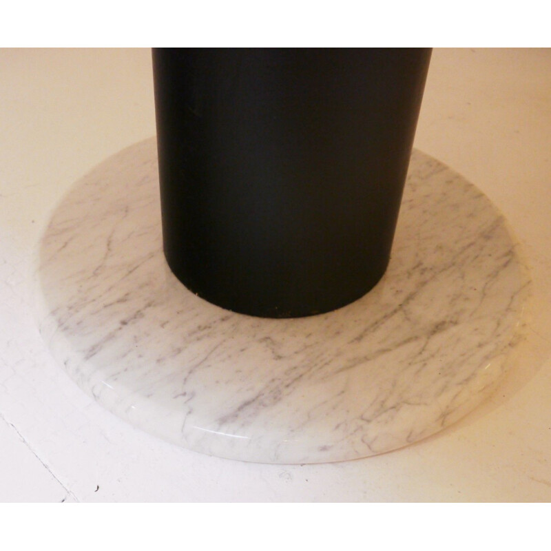 Vintage table Carrara Marble by Ettore Sottsass