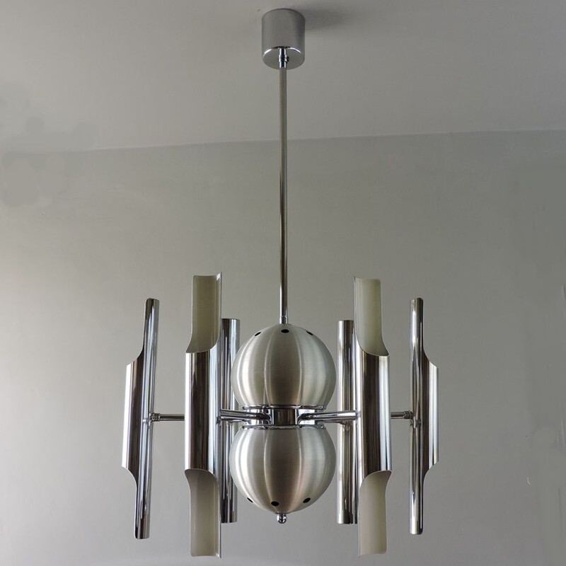 Vintage chandelier Goffredo Réggiani Italy 1970