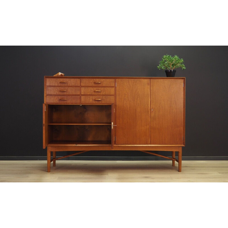 Vintage highboard in teak Danish design