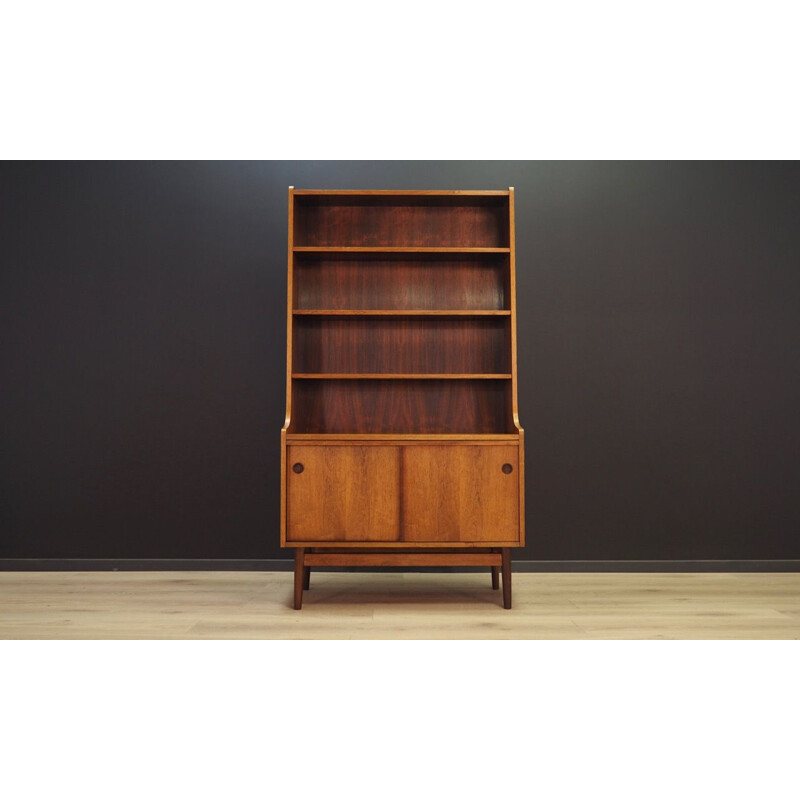 Vintage bookcase in rosewood by Johannes Sorth Scandinavian 1960-70s 