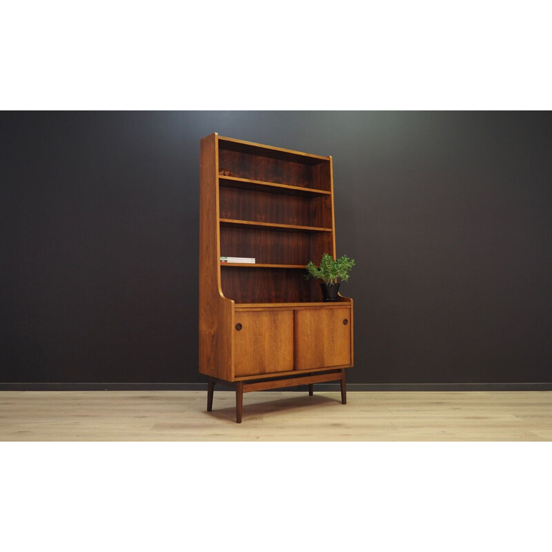 Vintage bookcase in rosewood by Johannes Sorth Scandinavian 1960-70s 