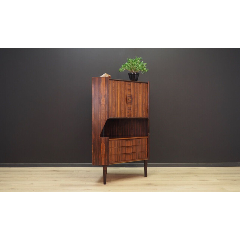 Vintage corner highboard in rosewood by Gunni Omann for Omann Jun 1960-70s