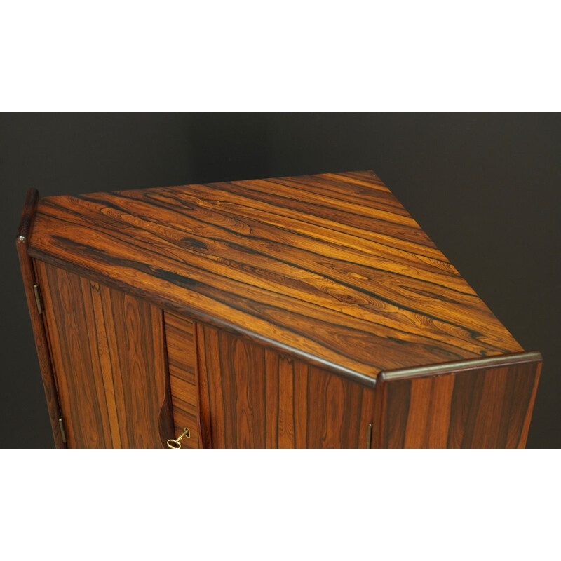 Vintage corner highboard in rosewood by Gunni Omann for Omann Jun 1960-70s