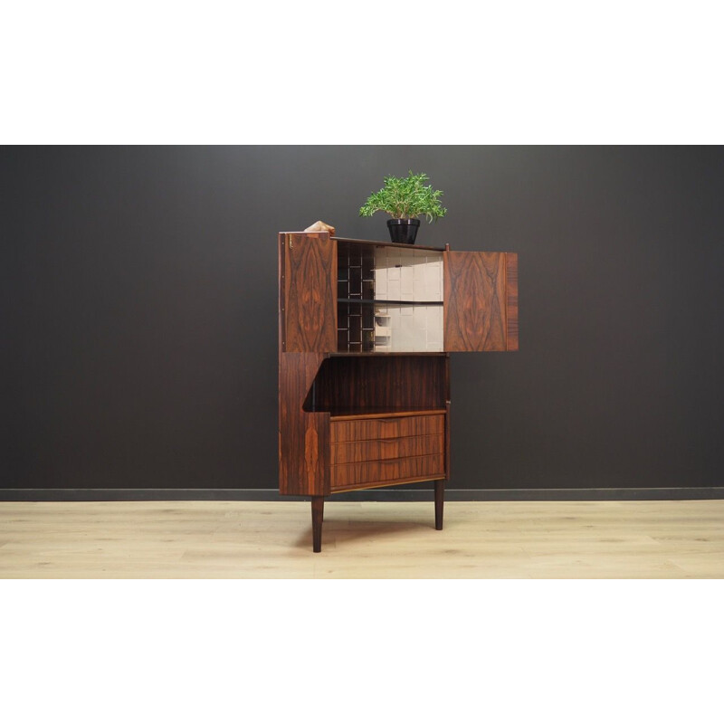 Vintage corner highboard in rosewood by Gunni Omann for Omann Jun 1960-70s