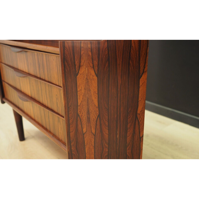 Vintage corner highboard in rosewood by Gunni Omann for Omann Jun 1960-70s