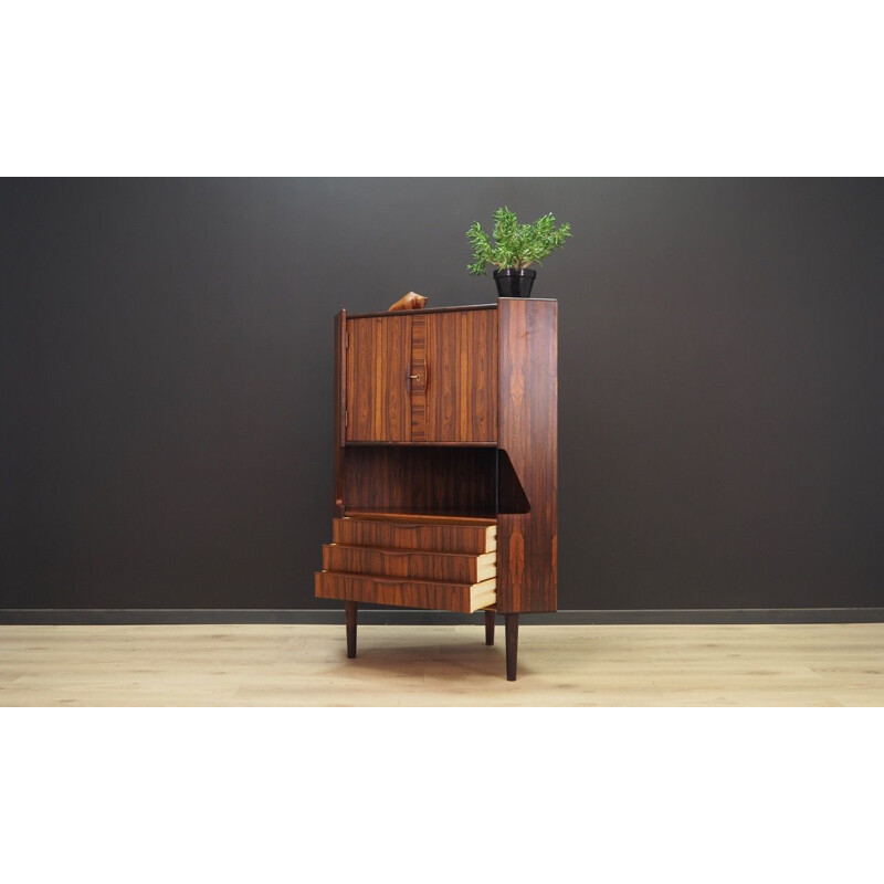 Vintage corner highboard in rosewood by Gunni Omann for Omann Jun 1960-70s