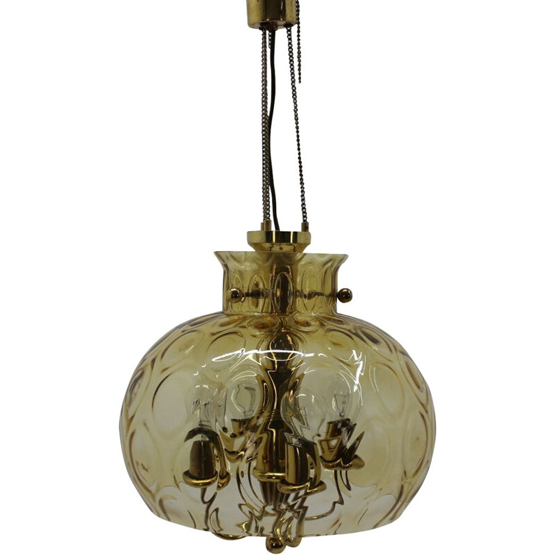 Vintage Czechoslovakia pendant light from the 40s