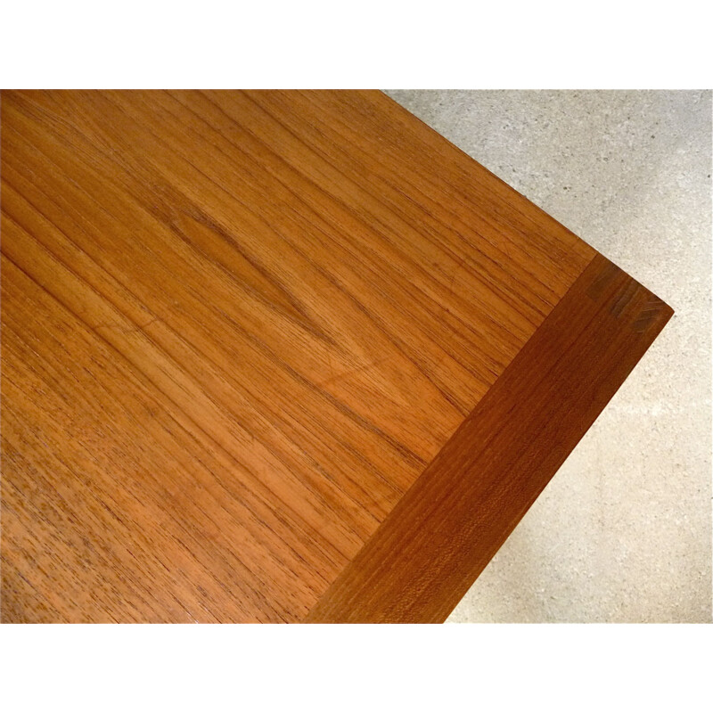 Vintage Coffee Table in teak by Ole Gjerlov-Knudsen & Torben Lind for France & Søn, Denmark 1960s