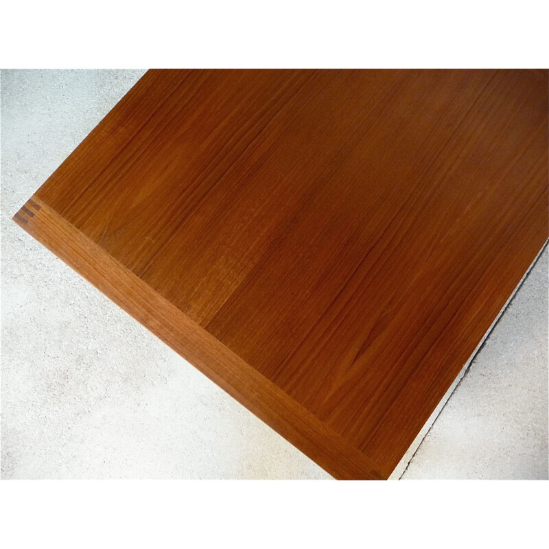 Vintage Coffee Table in teak by Ole Gjerlov-Knudsen & Torben Lind for France & Søn, Denmark 1960s