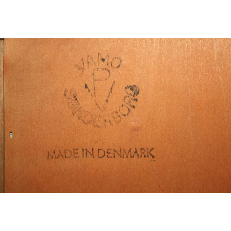 Enfilade vintage en teck d'Arne Vodder pour Vamo Sonderborg Scandinave 1960