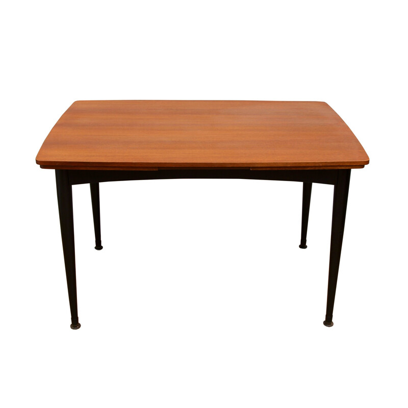 Vintage extensible teak dining table from the 50s 