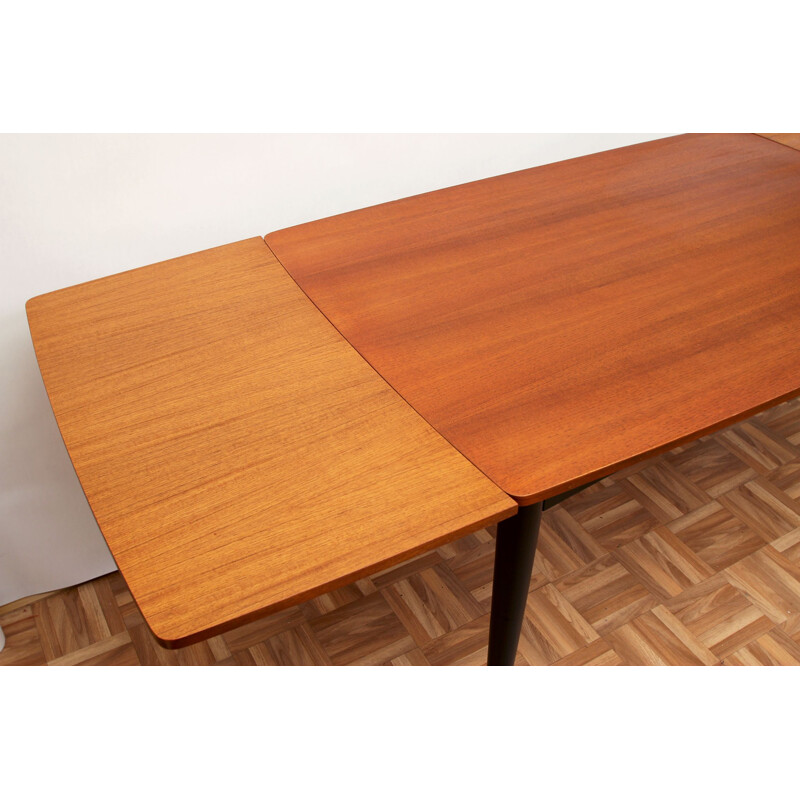 Vintage extensible teak dining table from the 50s 