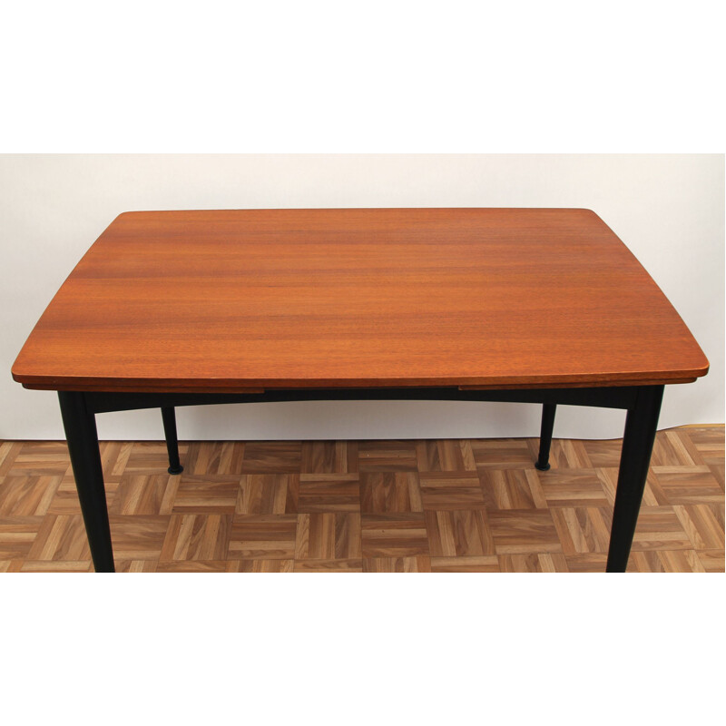 Vintage extensible teak dining table from the 50s 