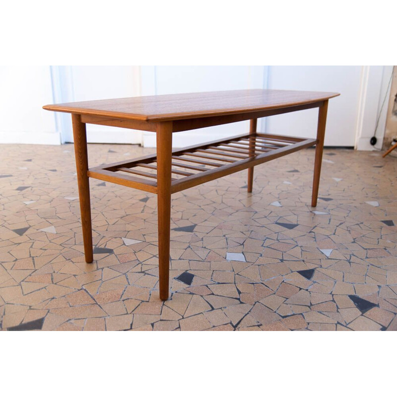 Large vintage Scandinavian coffee table,1960